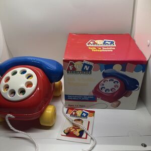 1989 AVON FUN‎ BEGINNINGS "Talk'n Toddle Telephone" ADVENTURES IN LEARNING